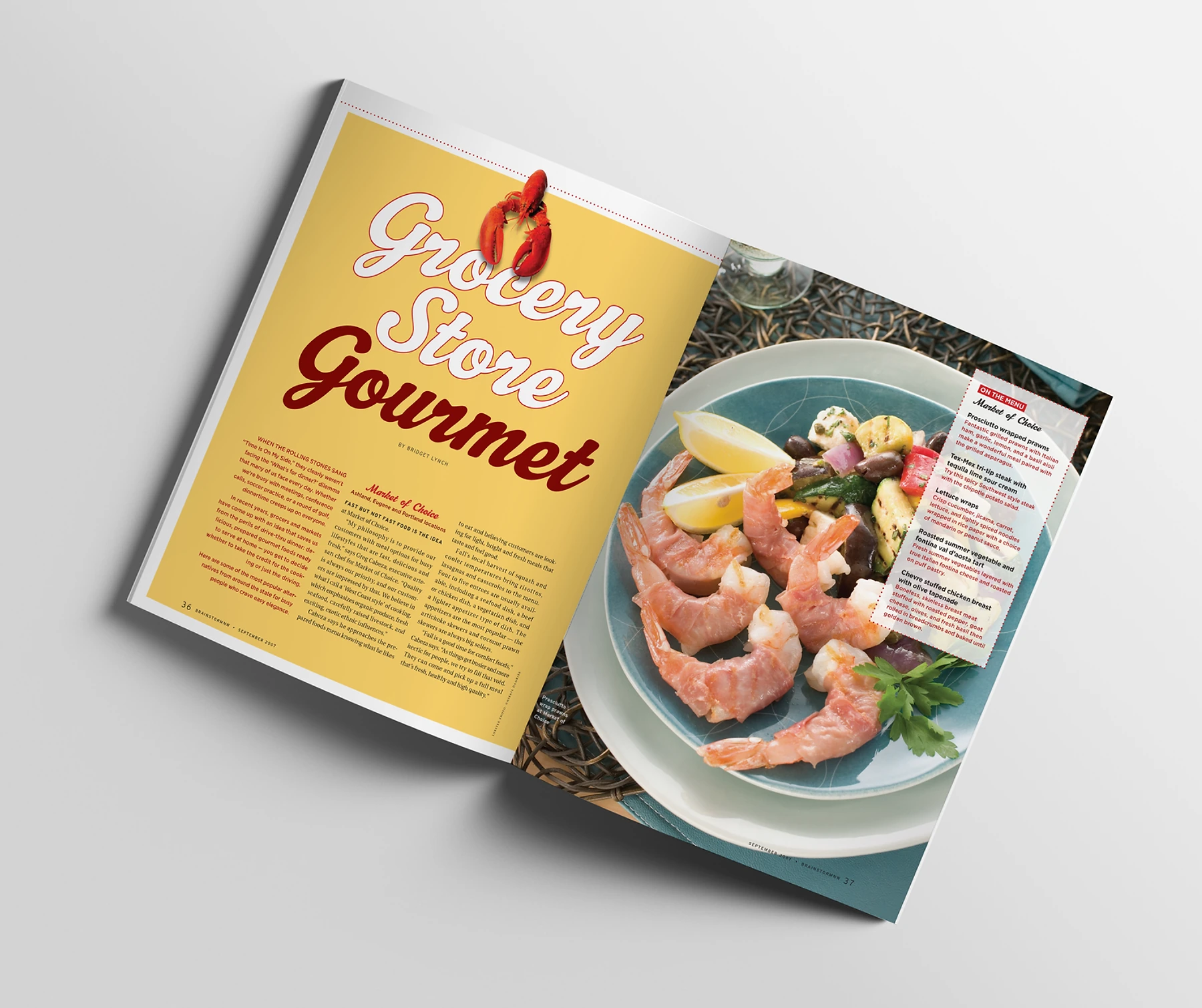 BrainstormNW Magazine artwork
